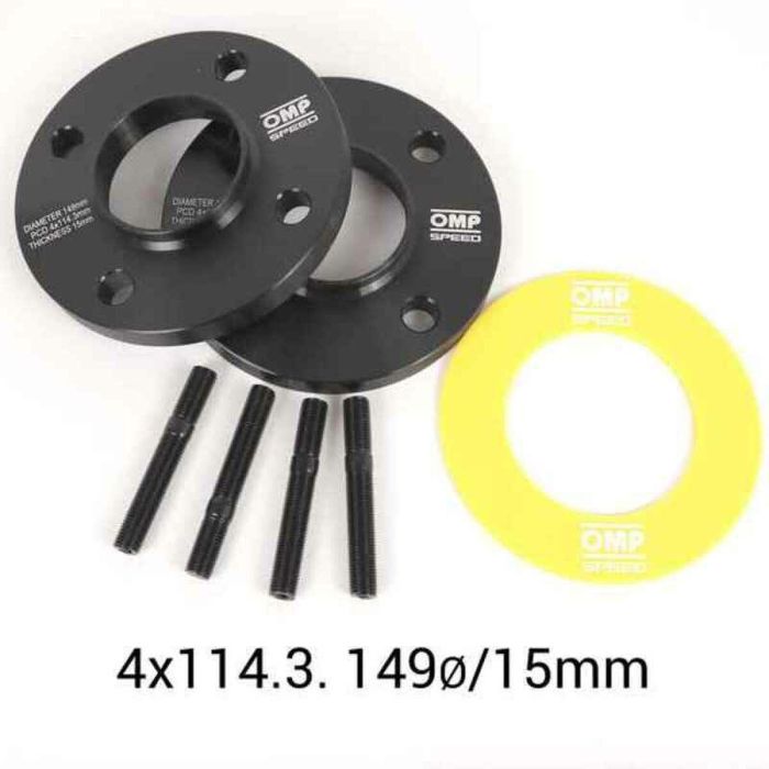 Set de Separadores OMP 4 x 114 69,1 M12 x 1,25 15 mm 4