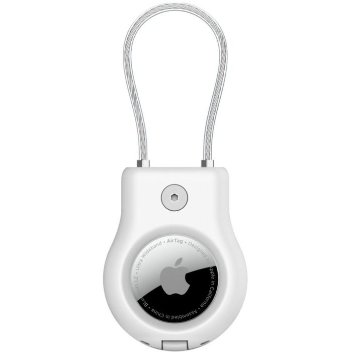 Funda Airtag Belkin MSC009BTWH Blanco Gris 1 Funda Airtag Belkin MSC009BTWH Blanco Gris 1