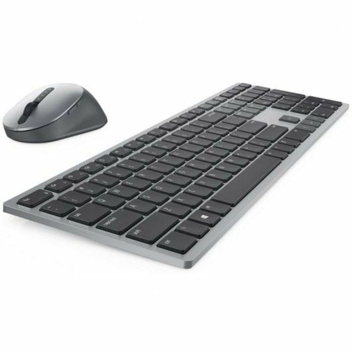 Teclado y Ratón Inalámbrico Dell Gris Qwerty Español 1