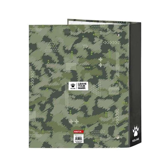 Carpeta de anillas Kelme Travel Negro Verde A4 27 x 33 x 6 cm 1 Carpeta de anillas Kelme Travel Negro Verde A4 27 x 33 x 6 cm 1