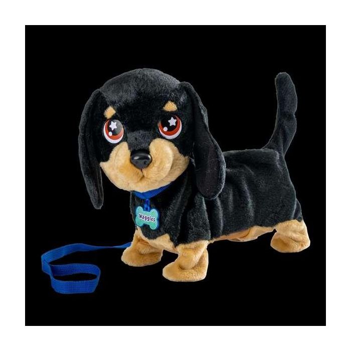 Bizak Waggles Mi Perrito Salchicha 64559091 Peluche Interactivo que camina, ladra y mueve la cola con correa incluida 13