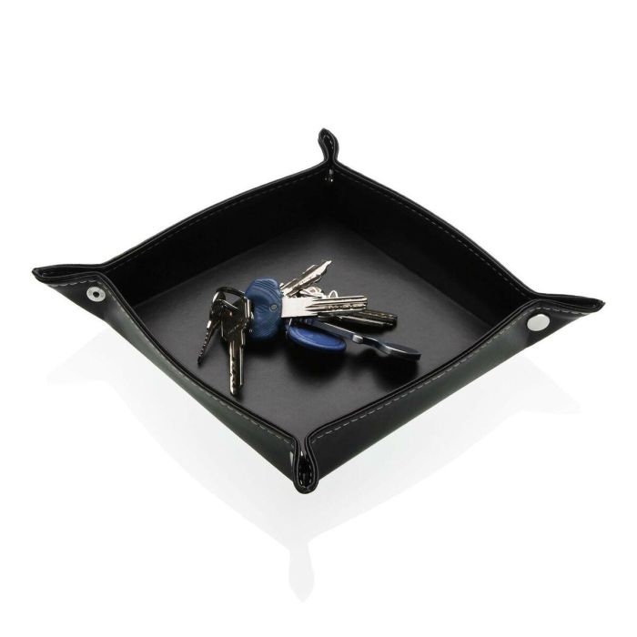 Vaciabolsillos Versa Negro 18 x 3,6 x 18 cm 1 Vaciabolsillos Versa Negro 18 x 3,6 x 18 cm 1