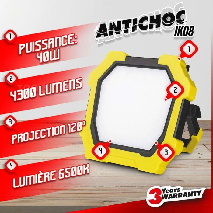 I-Watts Proyector LED I-SPC40-4300SMD 40 W 4300 lúmenes 5 I-Watts Proyector LED I-SPC40-4300SMD 40 W 4300 lúmenes 5