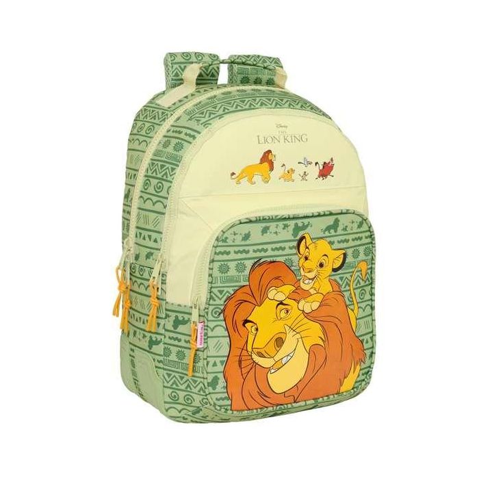 Mochila doble adapt.carro mufasa 32x42x15 cm