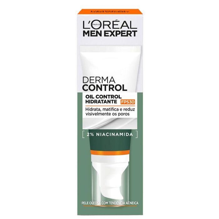 L'Oréal Paris MEN EXPERT DERMA CONTROL Crema Hidratante Oil-Control SPF30 Hombre 40 ml 1