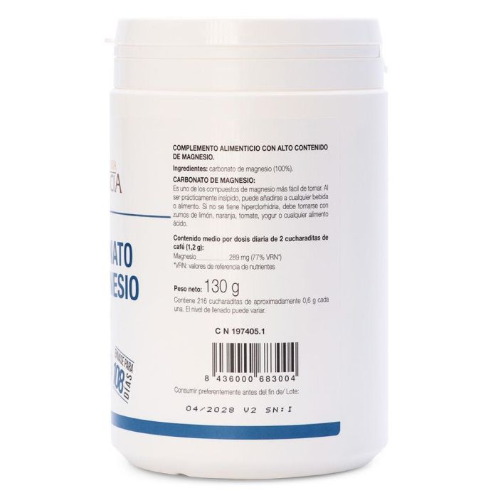 Ana Maria Lajusticia Carbonato de Magnesio Polvo 130 g 2 Ana Maria Lajusticia Carbonato de Magnesio Polvo 130 g 2