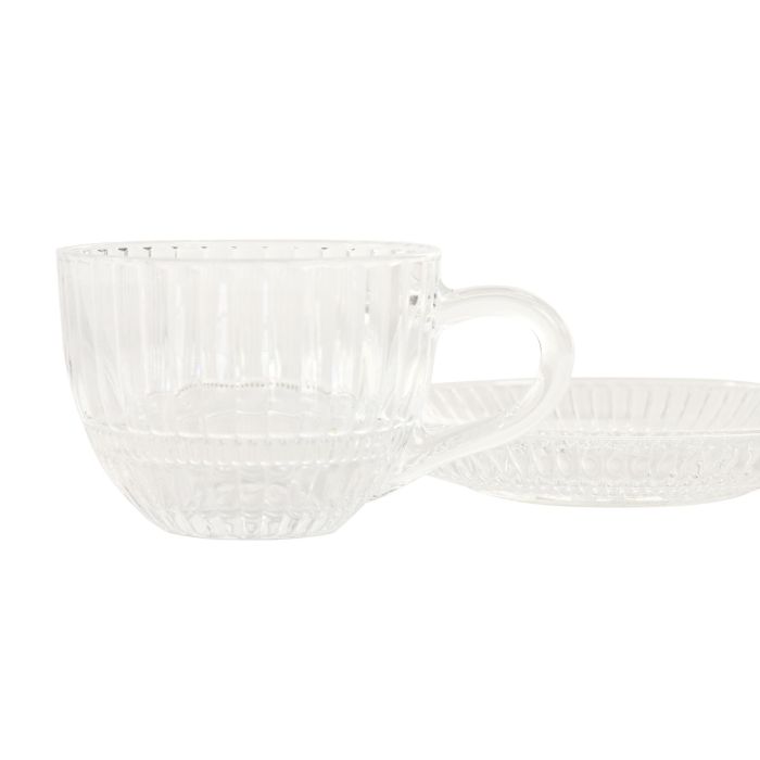 Cafe Basicos DKD Home Decor Transparente 14 x 7.5 x 14 cm Set de 6 1