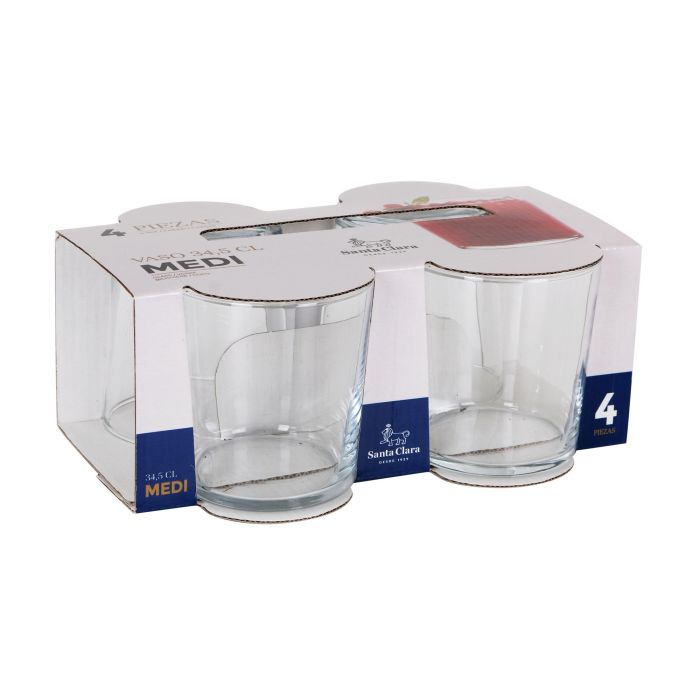 Santa Clara - Set de 4 Vasos Pinta 345 cc (12 Cajas) 6 Santa Clara - Set de 4 Vasos Pinta 345 cc (12 Cajas) 6