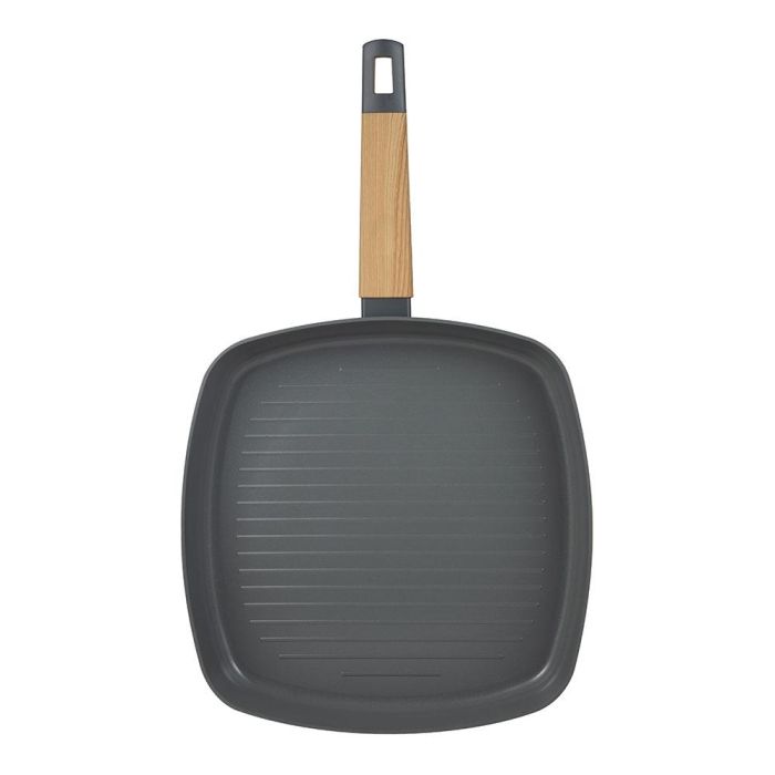 Sarten asador de aluminio prensado ind earth grey 28 x 28 cm 2 Sarten asador de aluminio prensado ind earth grey 28 x 28 cm 2