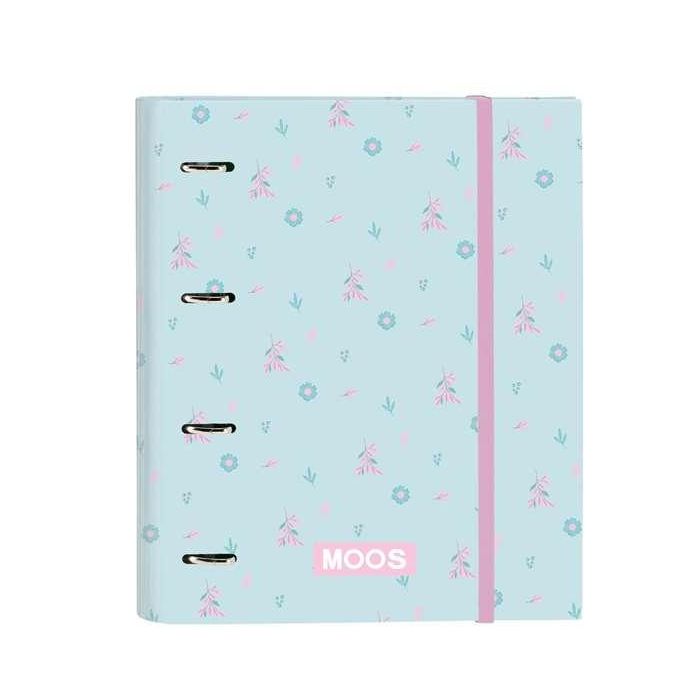 Safta Carpeta 4 Anillas 35mm Moos "Garden" Acolchada Rolling Printing Azul Turquesa 27x32x3.5cm 4 Safta Carpeta 4 Anillas 35mm Moos "Garden" Acolchada Rolling Printing Azul Turquesa 27x32x3.5cm 4