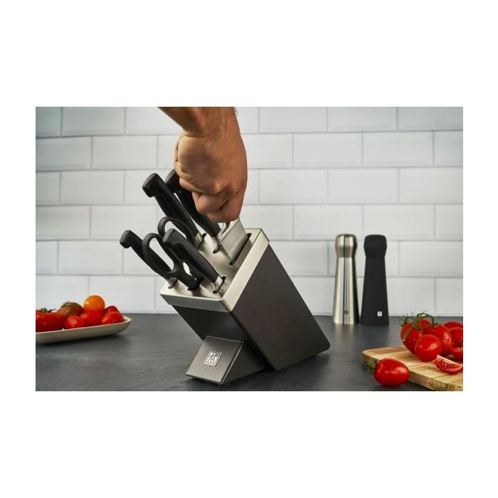 Zwilling Vier Sterne Messerblock 7-Teilig Grau 7