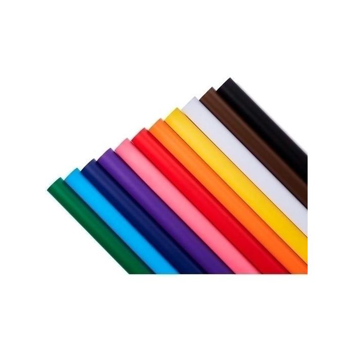 Sadipal Film Adhesivo Color Negro Mate 70 Micras Rollo 0,50x2M para Manualidades y Decoración