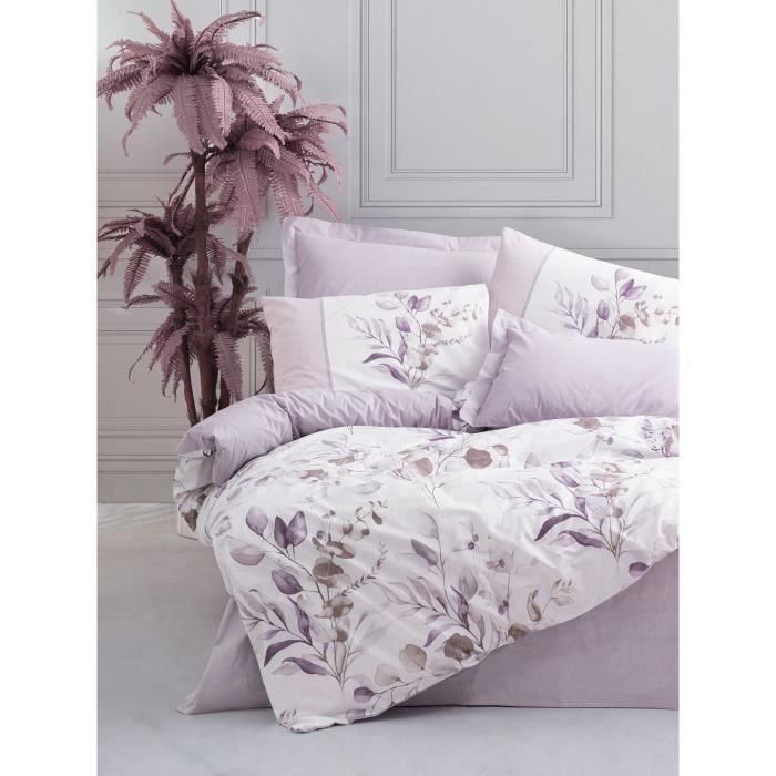 Juego de Cama Completo ASI8683743799152 - Funda Nórdica 220x240 cm + 2 Fundas Almohada 60x60 cm - Algodón 100% - Lila Juego de Cama Completo ASI8683743799152 - Funda Nórdica 220x240 cm + 2 Fundas Almohada 60x60 cm - Algodón 100% - Lila