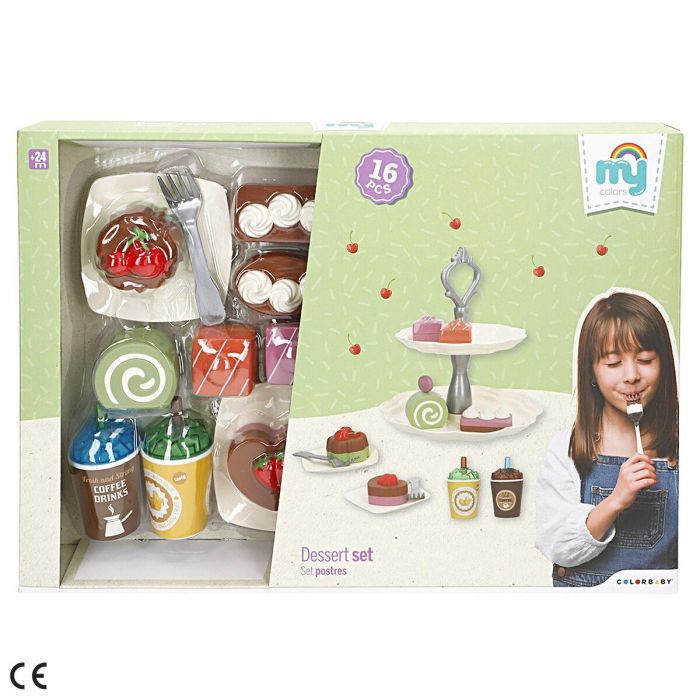 Set de Alimentos de Juguete Colorbaby 16 Piezas (6 Unidades) 1 Set de Alimentos de Juguete Colorbaby 16 Piezas (6 Unidades) 1