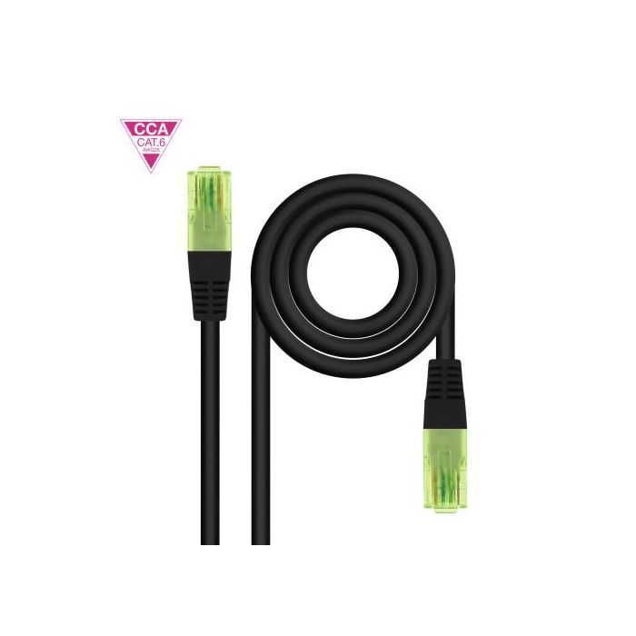 Nano Cable 10.20.1403-BK Cable de Red RJ45 UTP Cat.6 3m Negro Nano Cable 10.20.1403-BK Cable de Red RJ45 UTP Cat.6 3m Negro