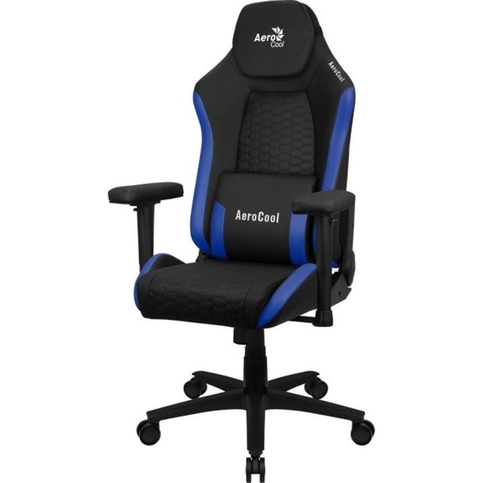 Silla Gaming Aerocool Crown Negra Azul Silla Gaming Aerocool Crown Negra Azul