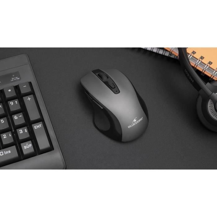 Ratón Inalámbrico - BLUESTORK - OFFICE 75 - Recargable - PC/MAC - Gris 5 Ratón Inalámbrico - BLUESTORK - OFFICE 75 - Recargable - PC/MAC - Gris 5