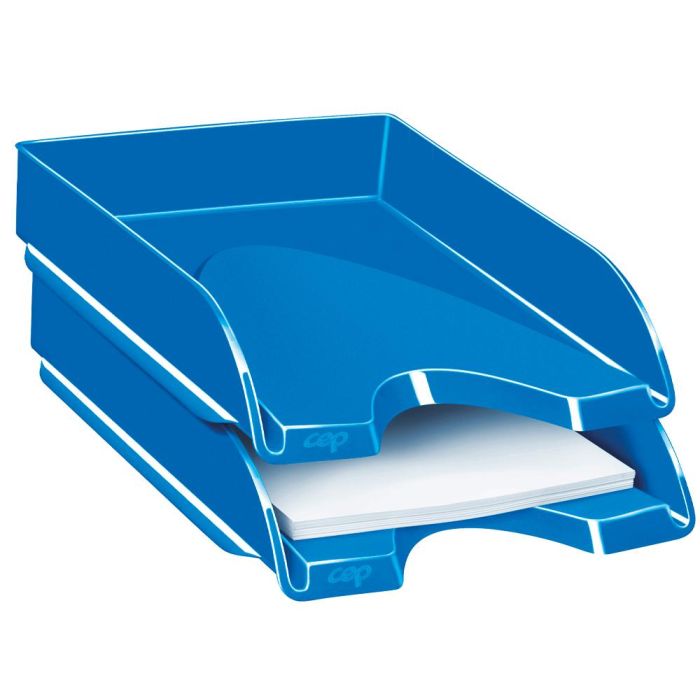 Bandeja Sobremesa Cep Plastico Azul 257x348x66 mm 1