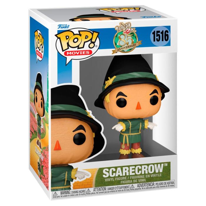 Funko Pop El Mago de Oz - Scarecrow, Figura de Vinilo de 9cm con Caja Original 1 Funko Pop El Mago de Oz - Scarecrow, Figura de Vinilo de 9cm con Caja Original 1