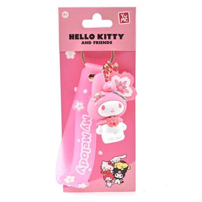 Bandai Llavero Hello Kitty Sanrio Sakura - PVC resistente con llavero de metal, 7x17.5cm 4 Bandai Llavero Hello Kitty Sanrio Sakura - PVC resistente con llavero de metal, 7x17.5cm 4