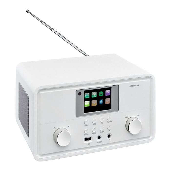 Medion Radio por Internet MED1717434079310 DAB Bluetooth 2 x 10 W RMS Blanco 14