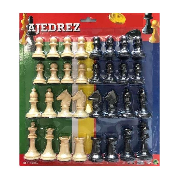 Fichas de ajedrez en blister. 28x30,5x2,5 cm 3 Fichas de ajedrez en blister. 28x30,5x2,5 cm 3