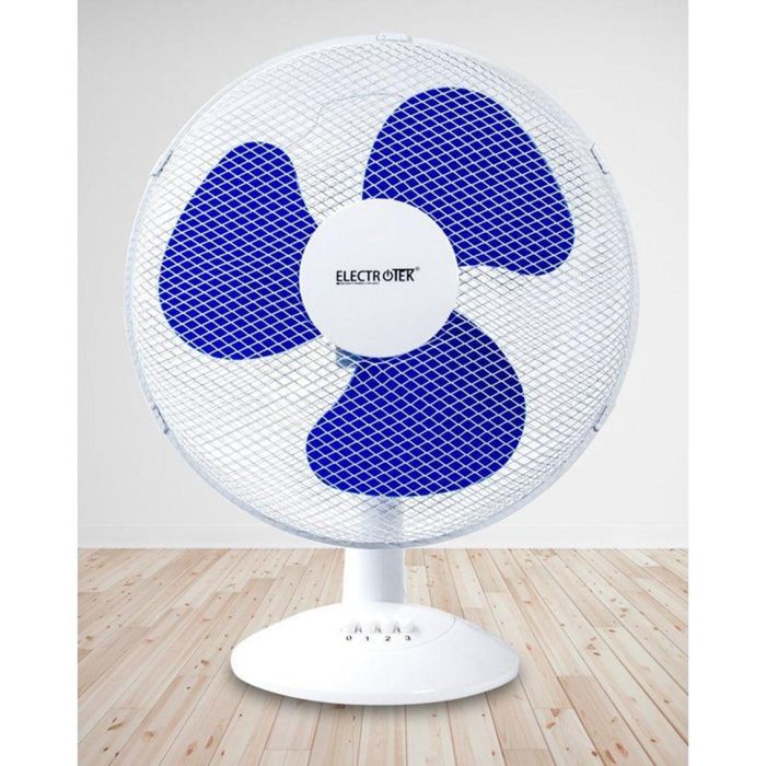 ELECTROTEK ET-F17TF Ventilador de Sobremesa 40 cm 45W Oscilación 120° 3 Velocidades ELECTROTEK ET-F17TF Ventilador de Sobremesa 40 cm 45W Oscilación 120° 3 Velocidades