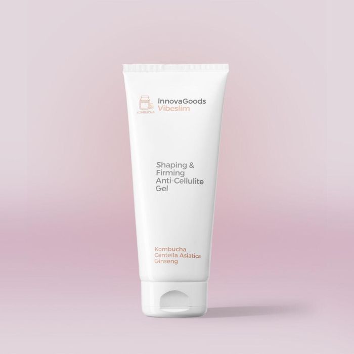 Gel Anticelulítico Reafirmante y Moldeador Kombucha Vibeslim InnovaGoods 200 ml Gel Anticelulítico Reafirmante y Moldeador Kombucha Vibeslim InnovaGoods 200 ml