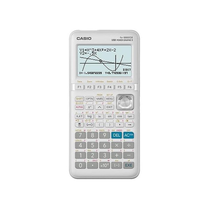 Casio Calculadora Gráfica Gris 8 Lineas Y 21 Dígitos Fx-9860 griii