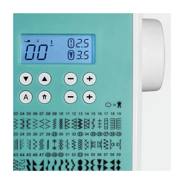 Medion Máquina de coser digital MED4061275230482 SD 36 38W 270 puntadas 700 rpm LED Turquesa 5