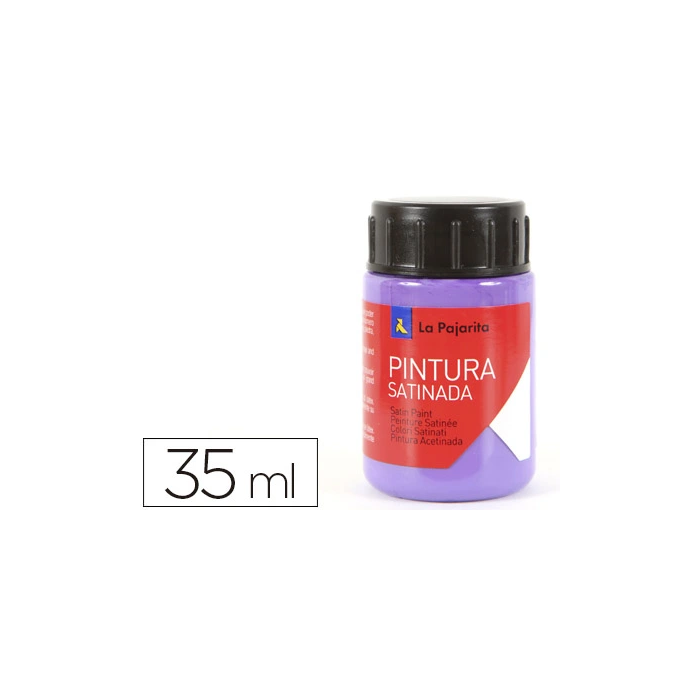 La Pajarita Pintura Latex Violeta 35 ml Acabado Satinado para Madera, Papel, Piedra, Ladrillo, Estuco y Cemento 0 La Pajarita Pintura Latex Violeta 35 ml Acabado Satinado para Madera, Papel, Piedra, Ladrillo, Estuco y Cemento 0