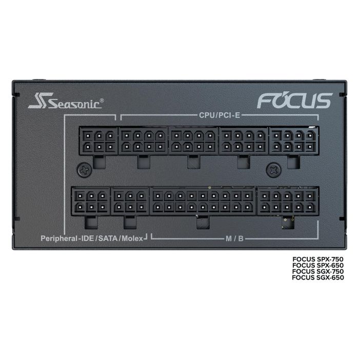 Seasonic FOCUS SGX-750 Fuente de Alimentación 750W 80 PLUS Gold SFX Modular PC Negro