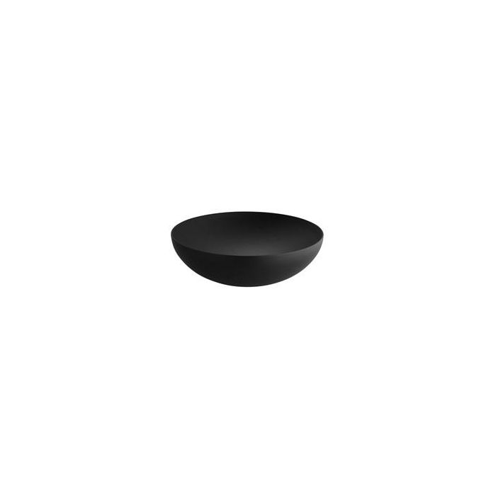 Alessi DUL02/25BT Double Cuenco Acero y Resina Negro 25cm - Diseñado por Donato D'Urbino, Paolo Lomazzi Alessi DUL02/25BT Double Cuenco Acero y Resina Negro 25cm - Diseñado por Donato D'Urbino, Paolo Lomazzi