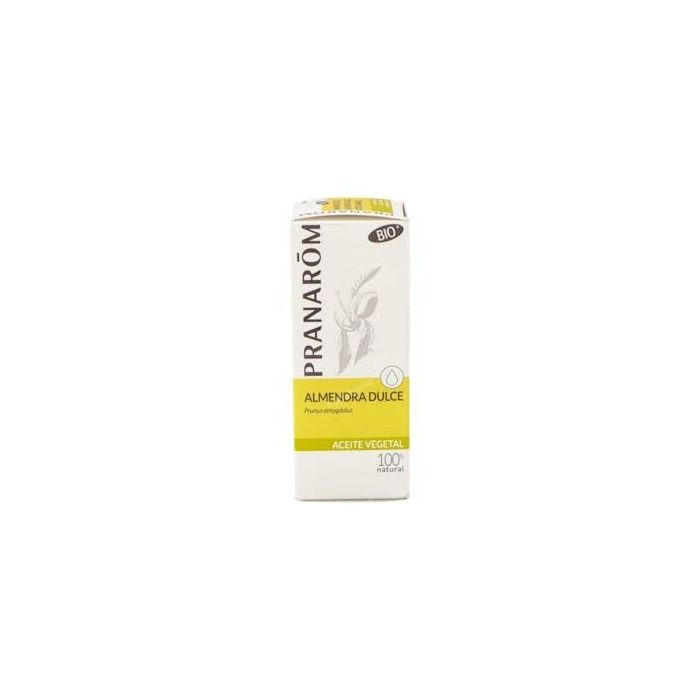 Pranarom Aceite Vegetal Virgen de Almendra Dulce Bio 50ml - Calmante y Protector para Piel Seca, Madres y Bebés