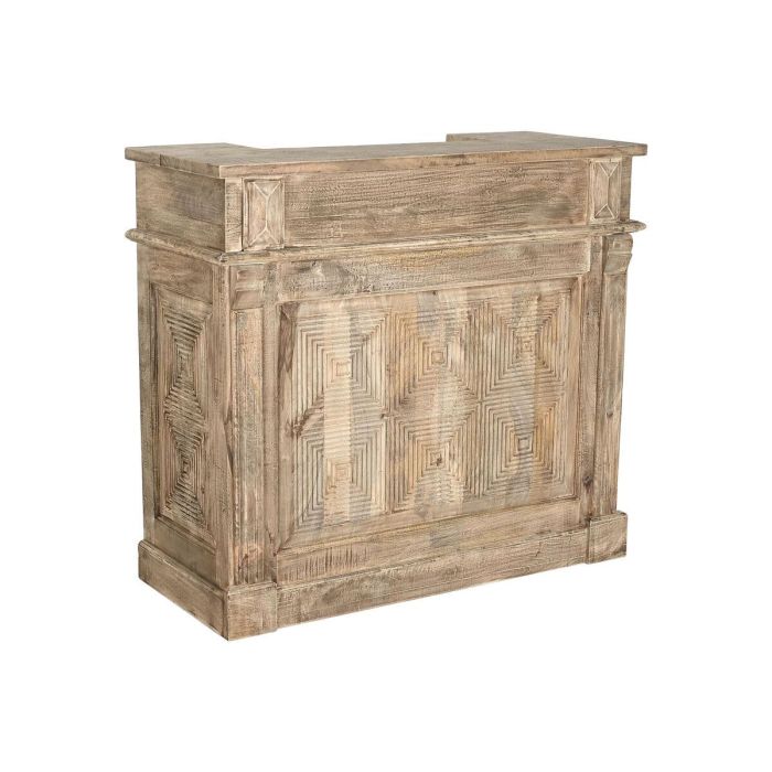 DKD Home Decor Mueble Bar Indio Madera Mango Natural con 2 Cajones y 2 Estanterías 50x109x120cm DKD Home Decor Mueble Bar Indio Madera Mango Natural con 2 Cajones y 2 Estanterías 50x109x120cm