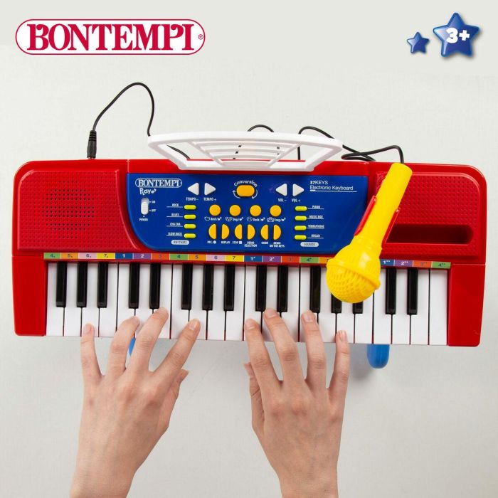 Teclado 37 Teclas Bontempi 43 x 56 x 23 cm (2 Unidades) 2 Teclado 37 Teclas Bontempi 43 x 56 x 23 cm (2 Unidades) 2