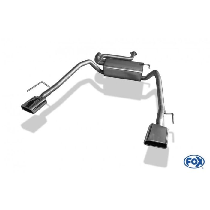 Fox FXOP220003-671 Tubo de Escape Homologado de Alto Rendimiento