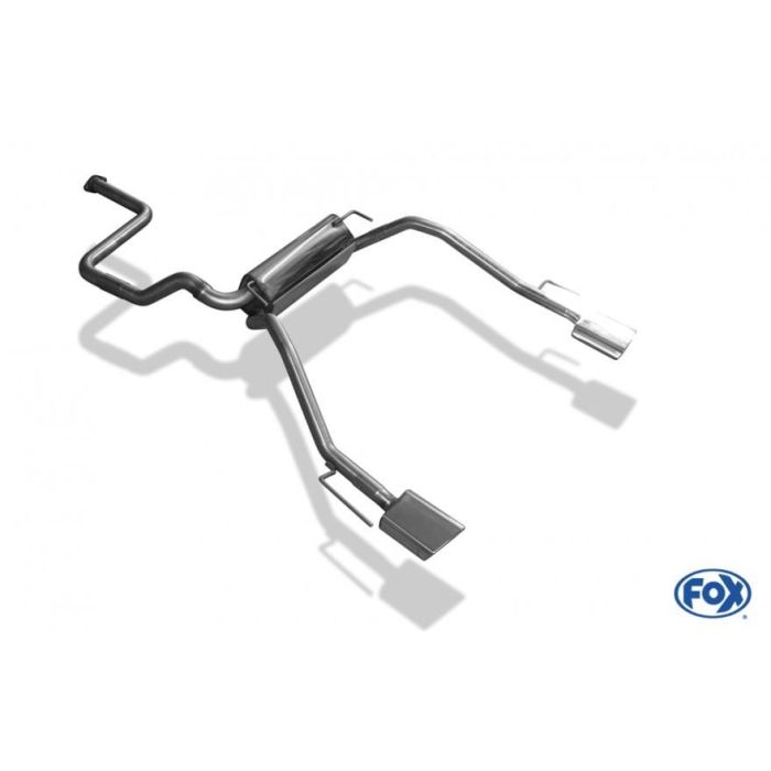 Fox FXOP220003-671 Tubo de Escape Homologado de Alto Rendimiento