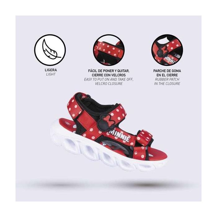 Sandalias Infantiles Minnie Mouse Azul 24 4