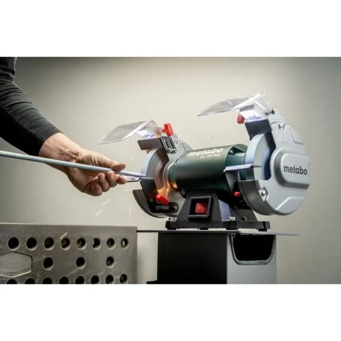 Metabo Amoladora de banco DS 200 Plus, 36 P y 60 N, para trabajos de lijado y desbarbado 3
