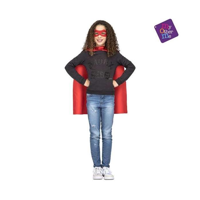 My Other Me Capa de Súper Héroe Roja para Niños, Talla 3 a 6 Años, Material: 100% Poliéster 1 My Other Me Capa de Súper Héroe Roja para Niños, Talla 3 a 6 Años, Material: 100% Poliéster 1