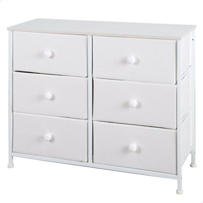 Cómoda Max Home Blanco 80 x 62 x 30 cm Cómoda Max Home Blanco 80 x 62 x 30 cm