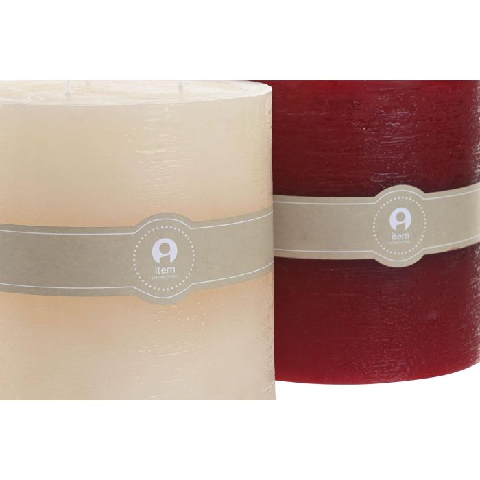 Vela Navidad Tradicional DKD Home Decor Crema Rojo 15 x 15 x 15 cm (4 Unidades) 1 Vela Navidad Tradicional DKD Home Decor Crema Rojo 15 x 15 x 15 cm (4 Unidades) 1