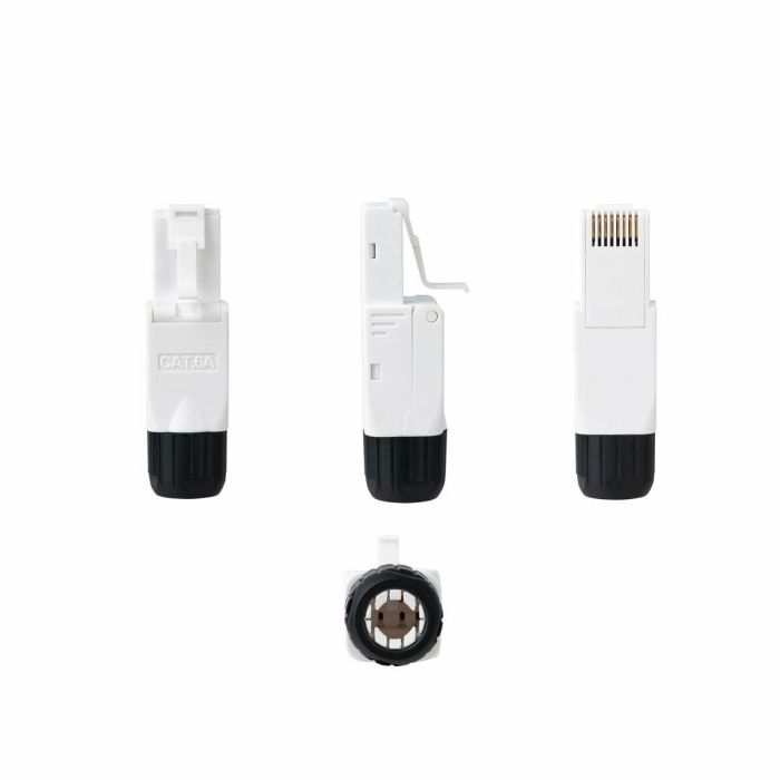 Nanocable Conector RJ45 UTP Cat.6A Auto-Crimpable (10 uds) para Redes Ethernet de Alta Velocidad 9