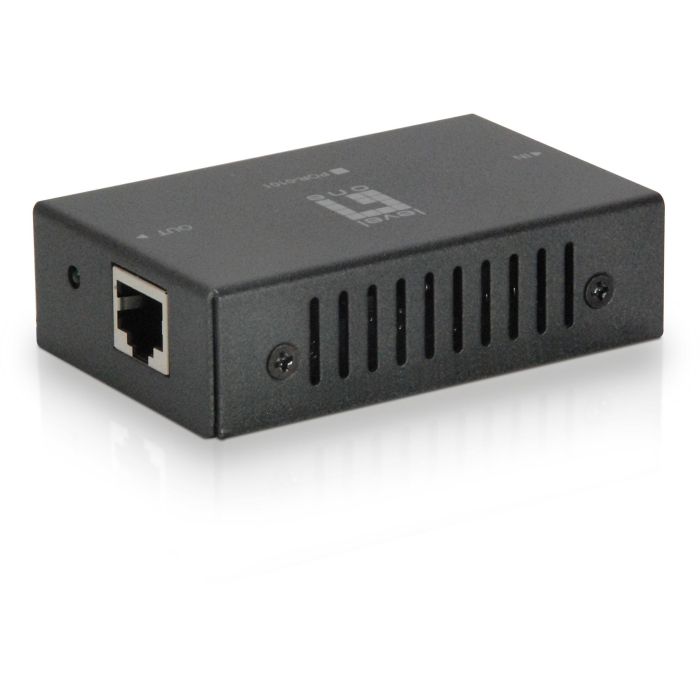 Level One POR-0101 PoE Repeater +100m para cable de red