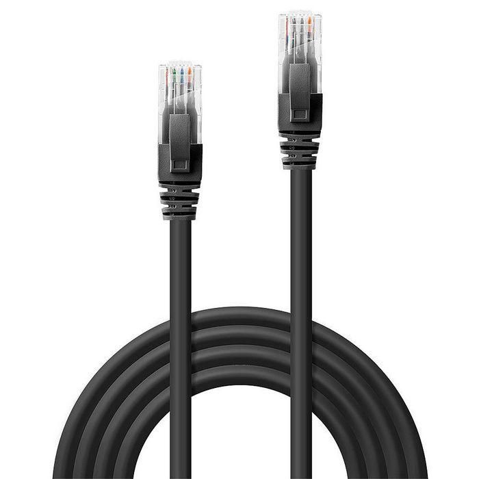 Lindy 0.5m Cat.6 U/UTP Network Cable, Black 1 Lindy 0.5m Cat.6 U/UTP Network Cable, Black 1
