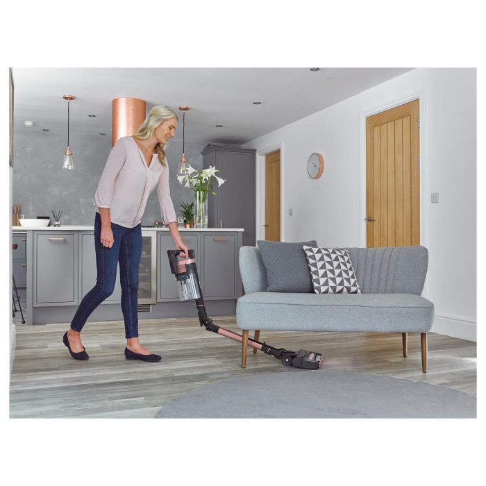 Shark Aspiradora escoba inalámbrica Stratos IZ400EU - Tecnología DuoClean + PowerFins Plus - Iluminación LED