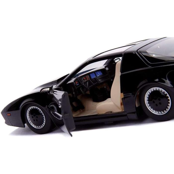 Coche de metal fantástico kitt con luz escala 1:24 30x15x11 cm 1 Coche de metal fantástico kitt con luz escala 1:24 30x15x11 cm 1
