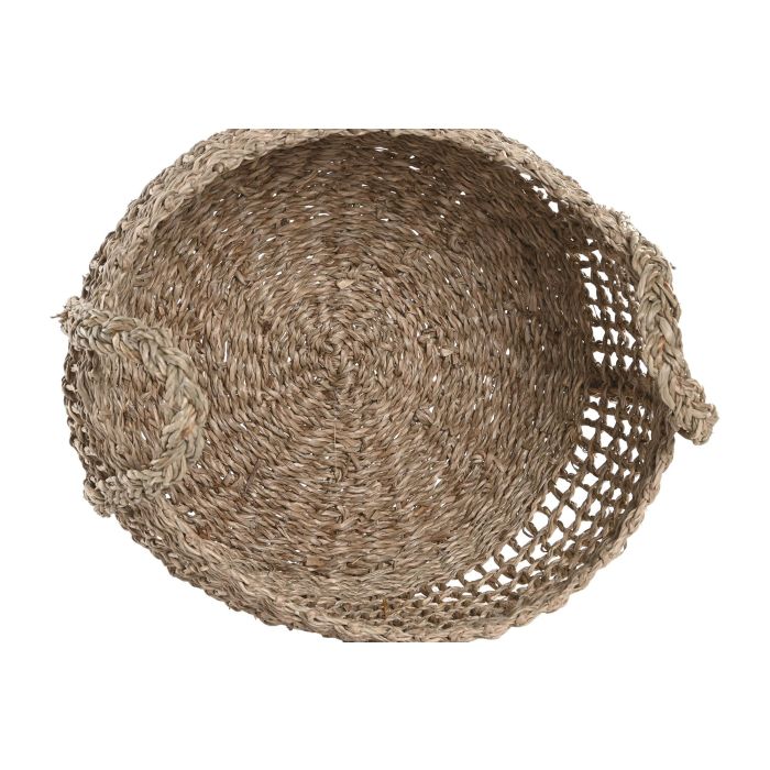 Cesta Tropical DKD Home Decor Natural 40 x 28 x 40 cm Set de 2 (2 Unidades) 2 Cesta Tropical DKD Home Decor Natural 40 x 28 x 40 cm Set de 2 (2 Unidades) 2