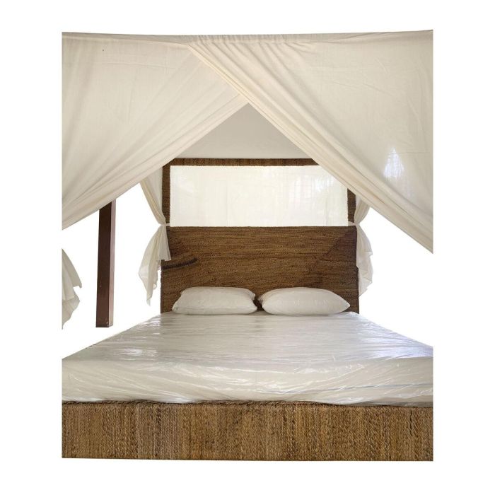 DKD Home Decor Banana 1c25 Cama de Fibra de Banana y Teca 188x198x209 cm 4 DKD Home Decor Banana 1c25 Cama de Fibra de Banana y Teca 188x198x209 cm 4